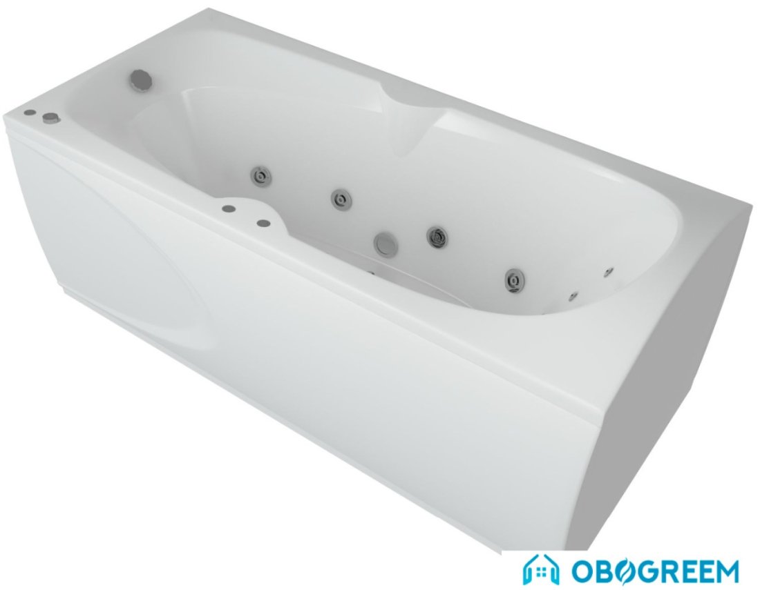 Ванна Aquatek Европа 180x80 R (с экраном)