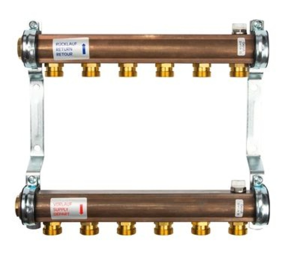 Watts  Коллектор для радиаторной разводки HKV/A-6