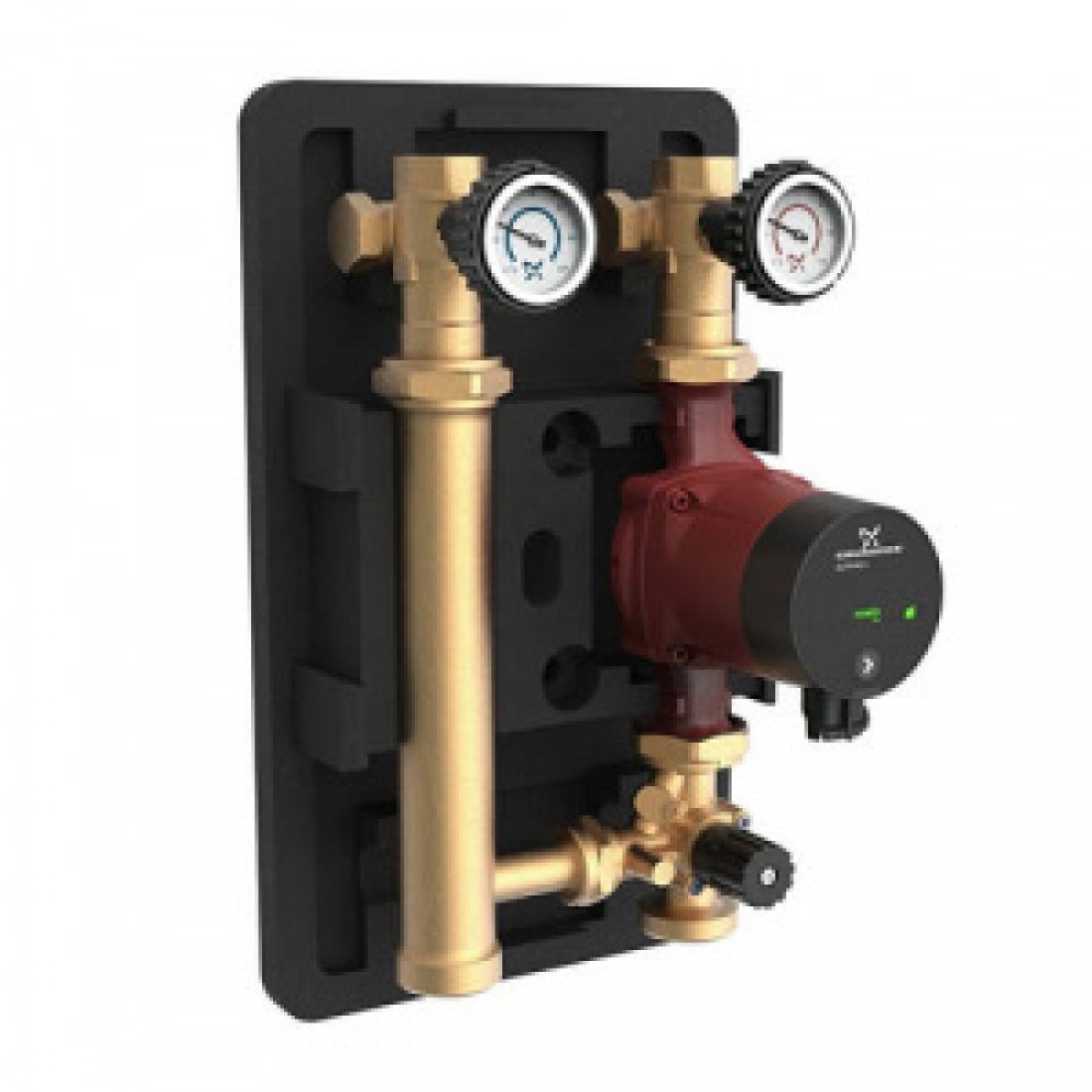Насосная группа Grundfos HEATMIX M25 - 1" x 1"1/2 (с 3-ходовым клапаном, насос ALPHA2L 25-40 180)