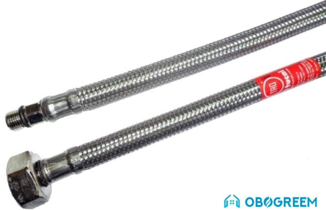 Гибкая подводка Tucai 3/8" - 1/2" 800 мм 5814