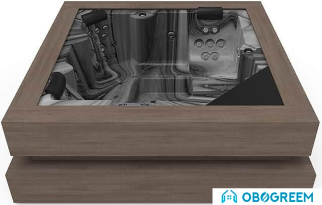 Ванна Aquavia Spa Cube Ergo (pearl shadow/thunder)