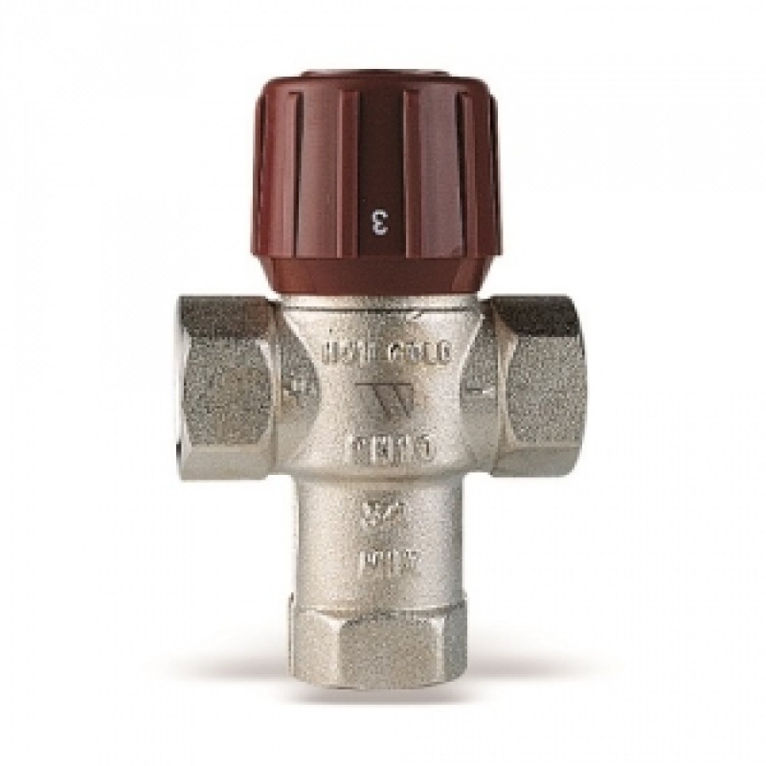 Клапан термостатический смесительный WATTS AQUAMIX 62C - 3/4" (ВР, регулировка 42-60°C)
