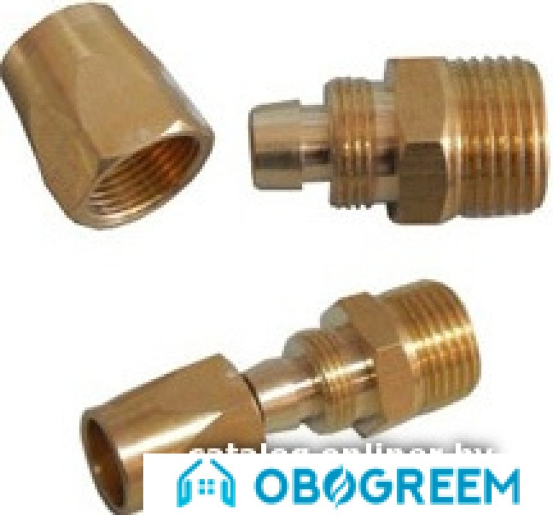 Фитинг Partner Соединитель резьбовой B1280/2 1/4"