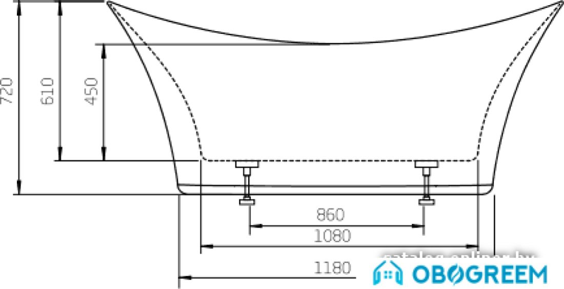 Ванна Roca Harmony 170x70 [24T443000]