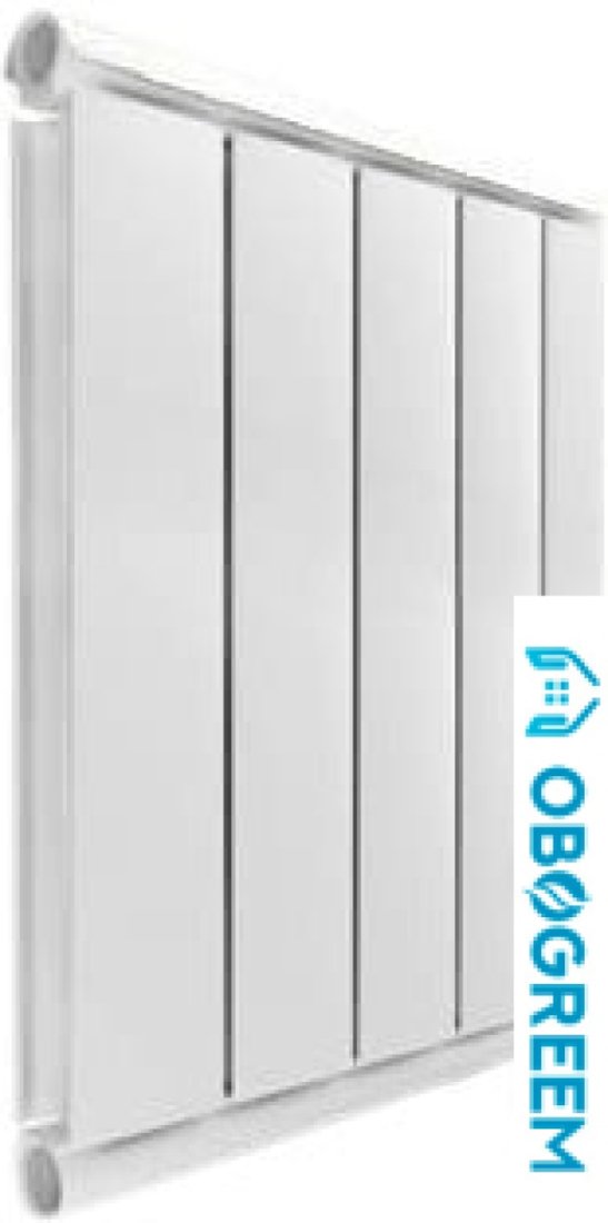 Алюминиевый радиатор Silver 1000 (4 секции, белый)