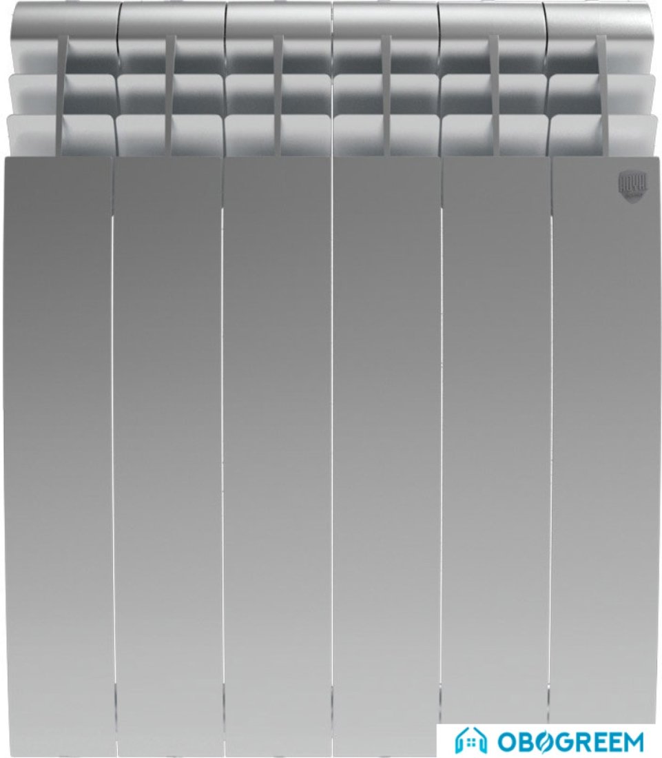 Алюминиевый радиатор Royal Thermo Biliner Alum 500 Silver Satin (15 секций)