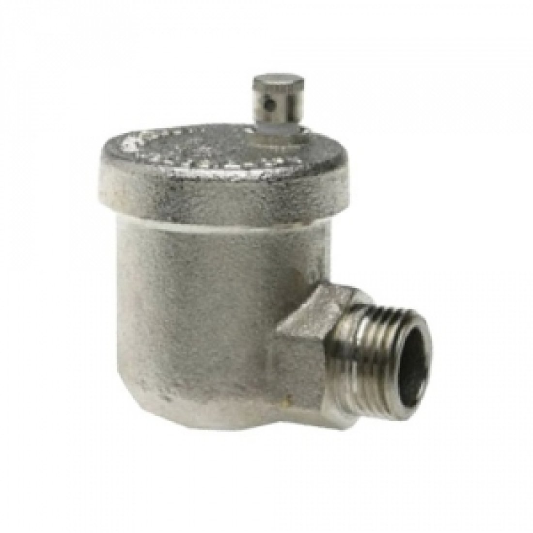 Воздухоотводчик автоматический угловой WATTS AV15 - 1/2" (НР,  PN10, Tmax 110°С, никелированный)