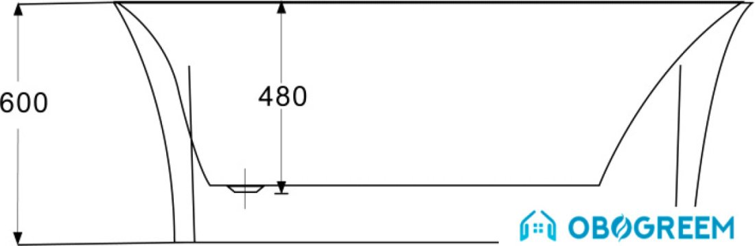 Ванна BelBagno BB51 160x80