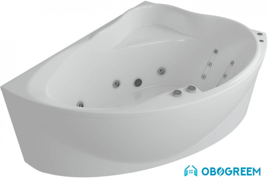 Ванна Aquatek Альтаир 158x120L (с экраном и каркасом)