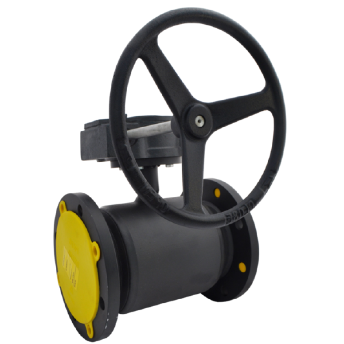 Кран шаровой сталь JIP/G-FF Ду 200 Ру25 фл с редуктором Danfoss 065N0356G