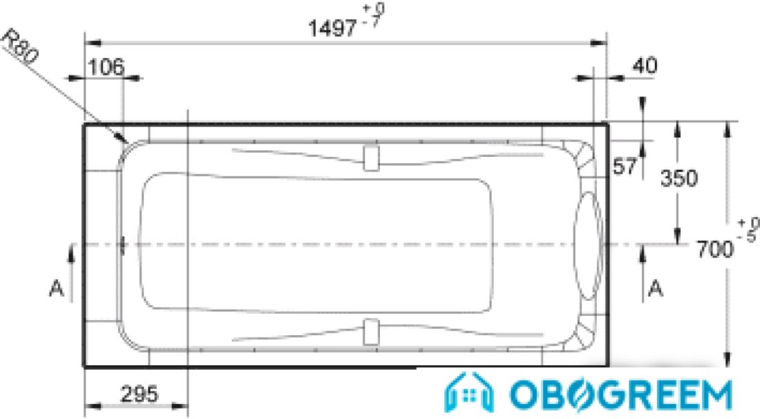Ванна Jacob Delafon Odeon Up 150x70 [E6060]