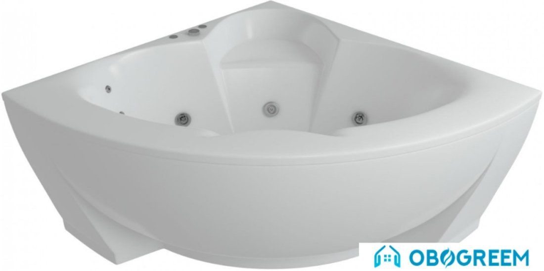 Ванна Aquatek Поларис 1 140x140 (с каркасом и экраном)
