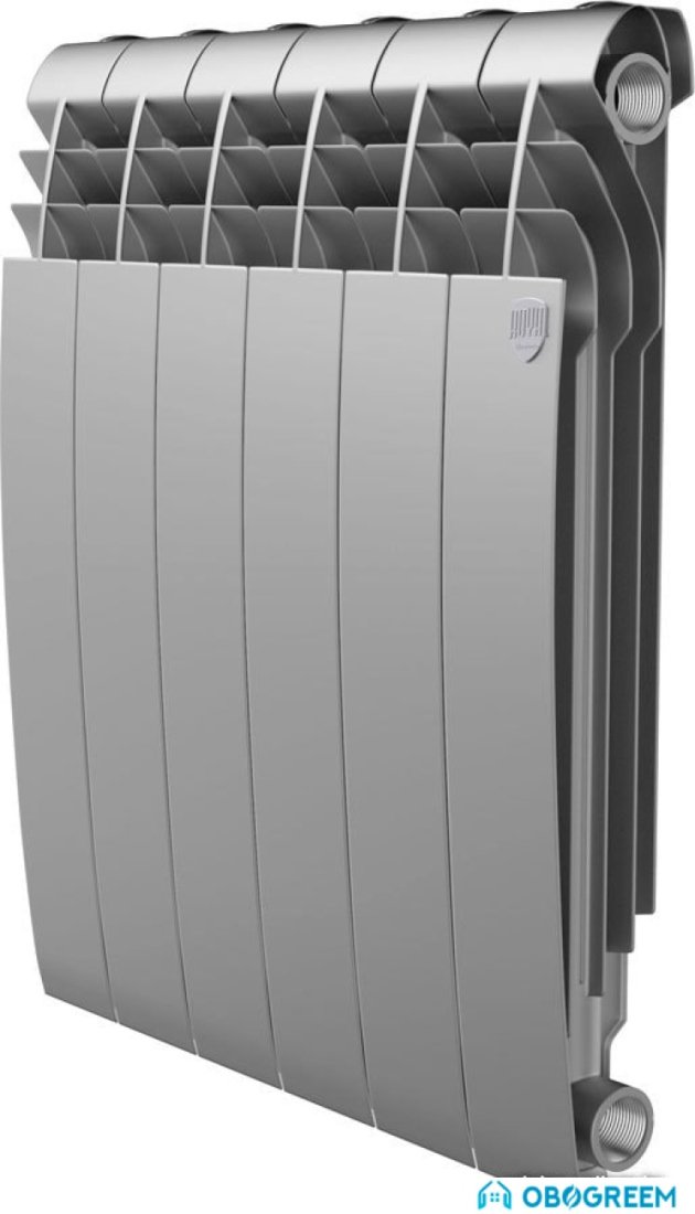 Алюминиевый радиатор Royal Thermo Biliner Alum 500 Silver Satin (6 секций)