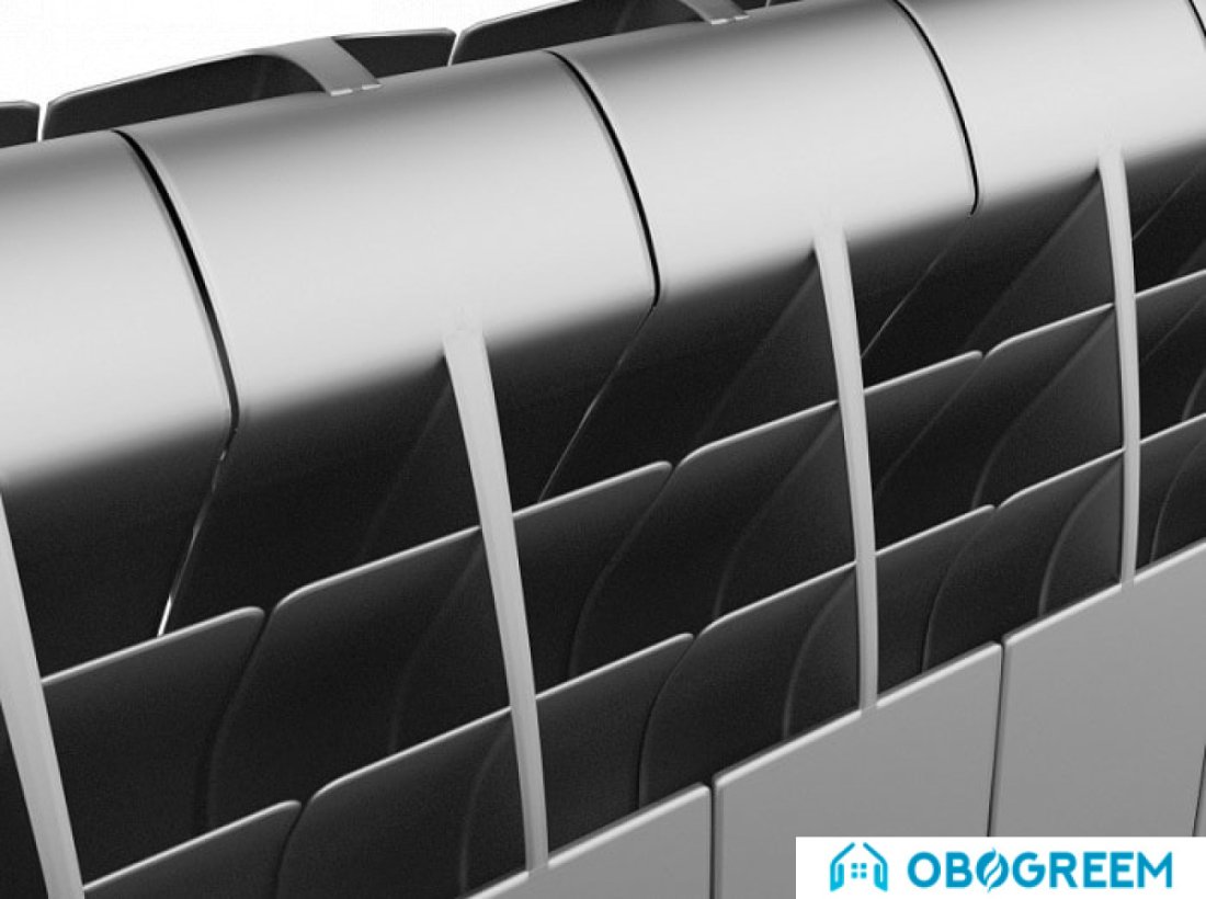 Биметаллический радиатор Royal Thermo Biliner 350 (Silver Satin, 2 секции)