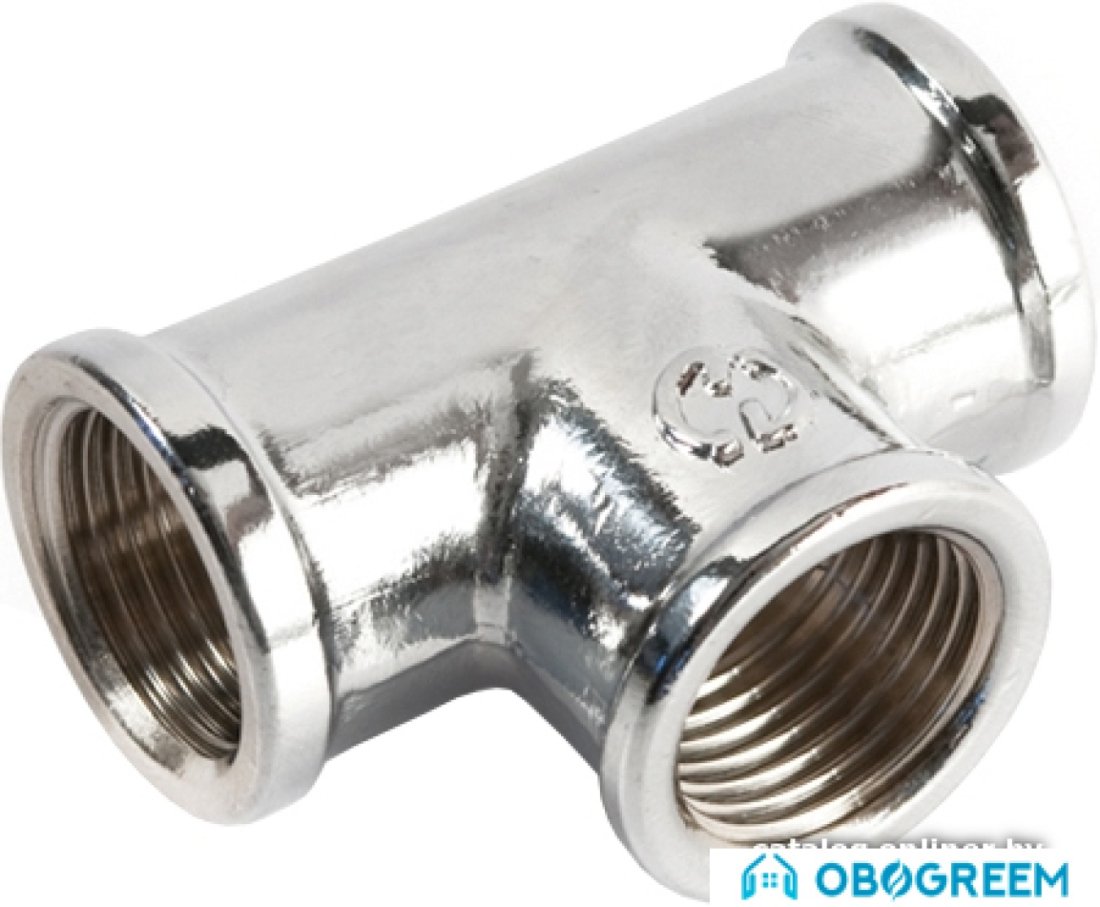 Фитинг General Fittings Тройник прямой хромированный 2700.14.B 1/2"