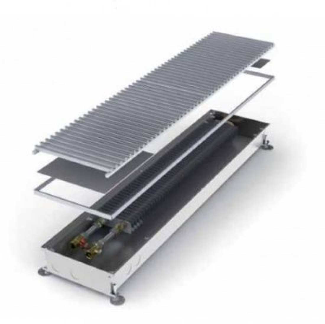 Внутрипольный конвектор без вентилятора COIL-P80 2250 L