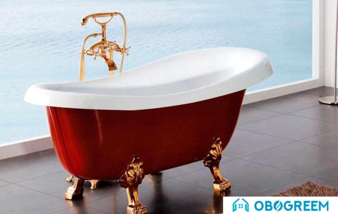 Ванна BelBagno BB04-ROS 170x80.5