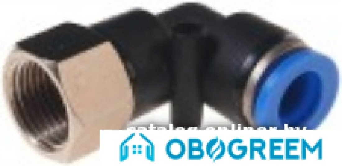 Фитинг RockForce Фитинг угловой для пласт. труб 10 мм 3/8" RF-SPLF10-03