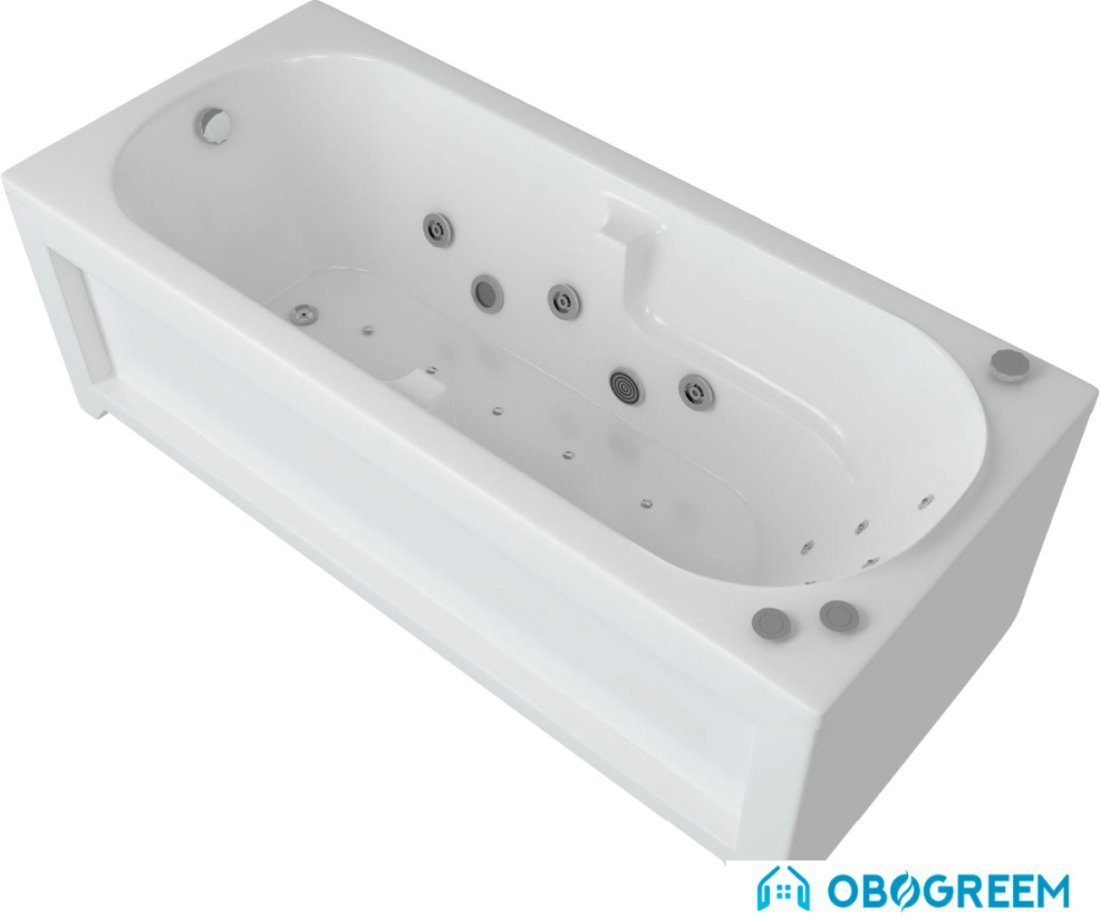 Ванна Aquatek Лея 170x75 без гидромассажа (слив справа)