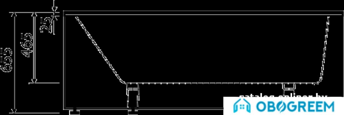 Ванна Esse Borneo 180x80