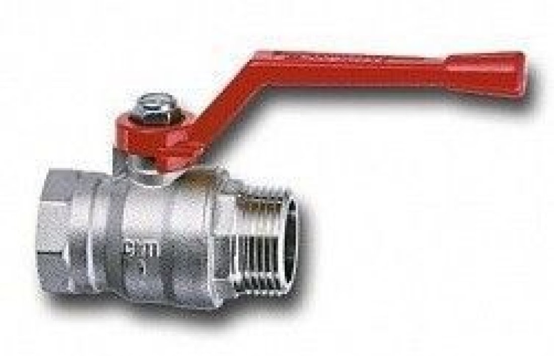 Кран шаровой RED6MF 1/2" серии RED5 полнопроходной PN50 BН рычаг Cimberio