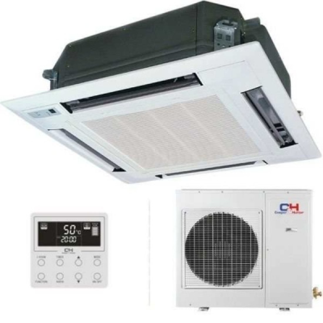 Тепловой насос Cooper&Hunter CH-IC36NK/CH-IU36NM (Кассетные R410 INVERTER)