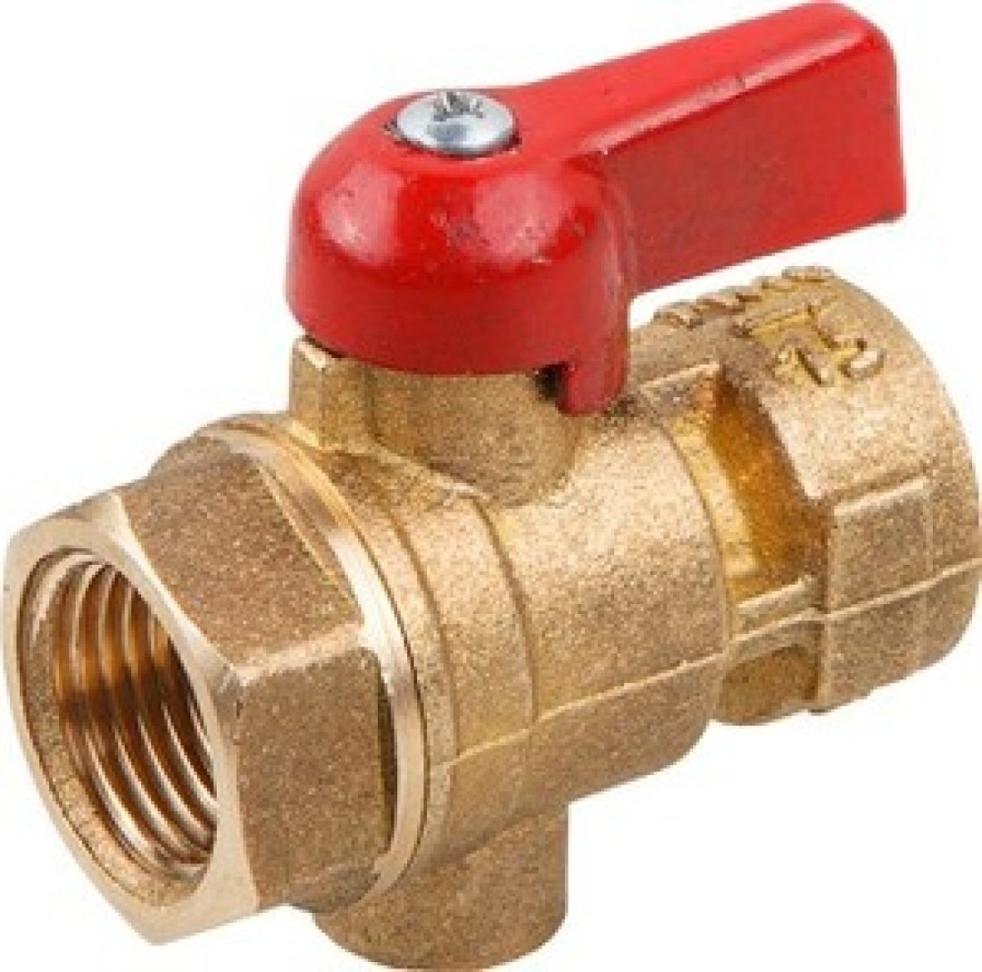 Кран шаровый 1/2" под манометр ЦВЕТЛИТ (ЦРБ0099)