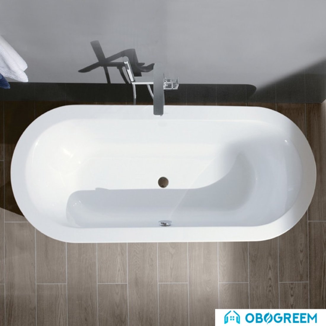 Ванна Villeroy & Boch Loop&Friends 180x80 UBA180LFO7PDV-01 (белый)