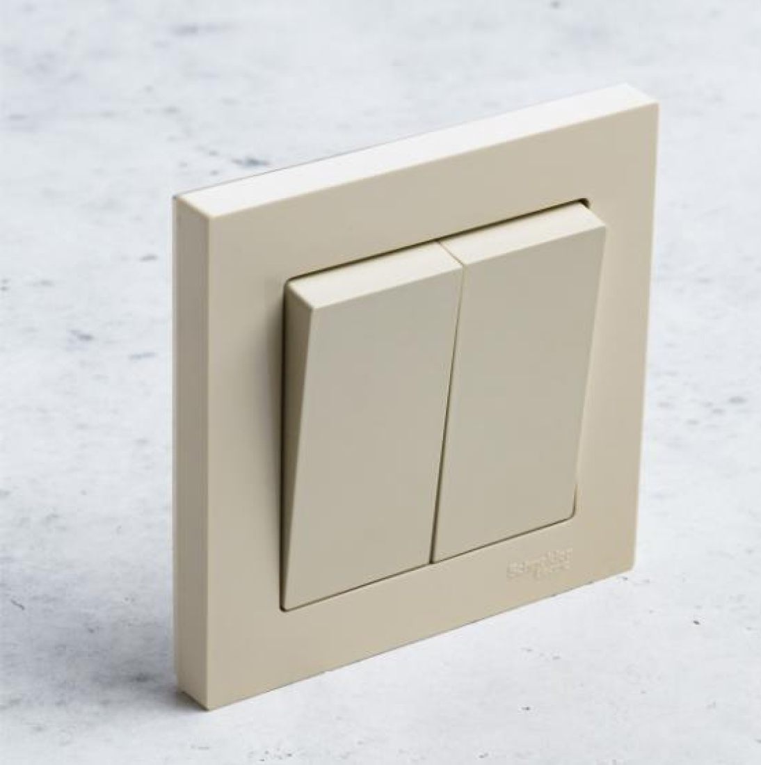 Радиовыключатель HiTE PRO BASE-2F с фиксацией клавиши (белый, бежевый, графит, карбон)