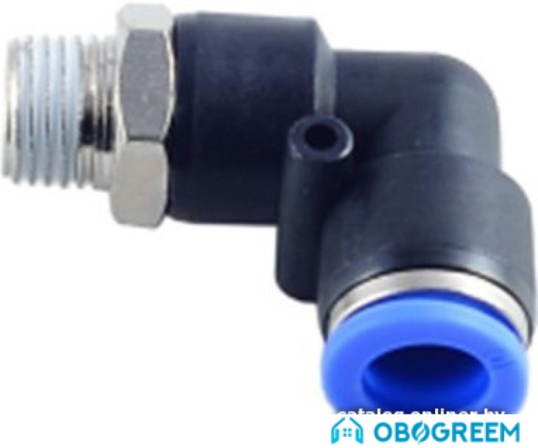 Фитинг RockForce Фитинг угловой для пласт. труб 8 мм 1/4" RF-SPL08-02