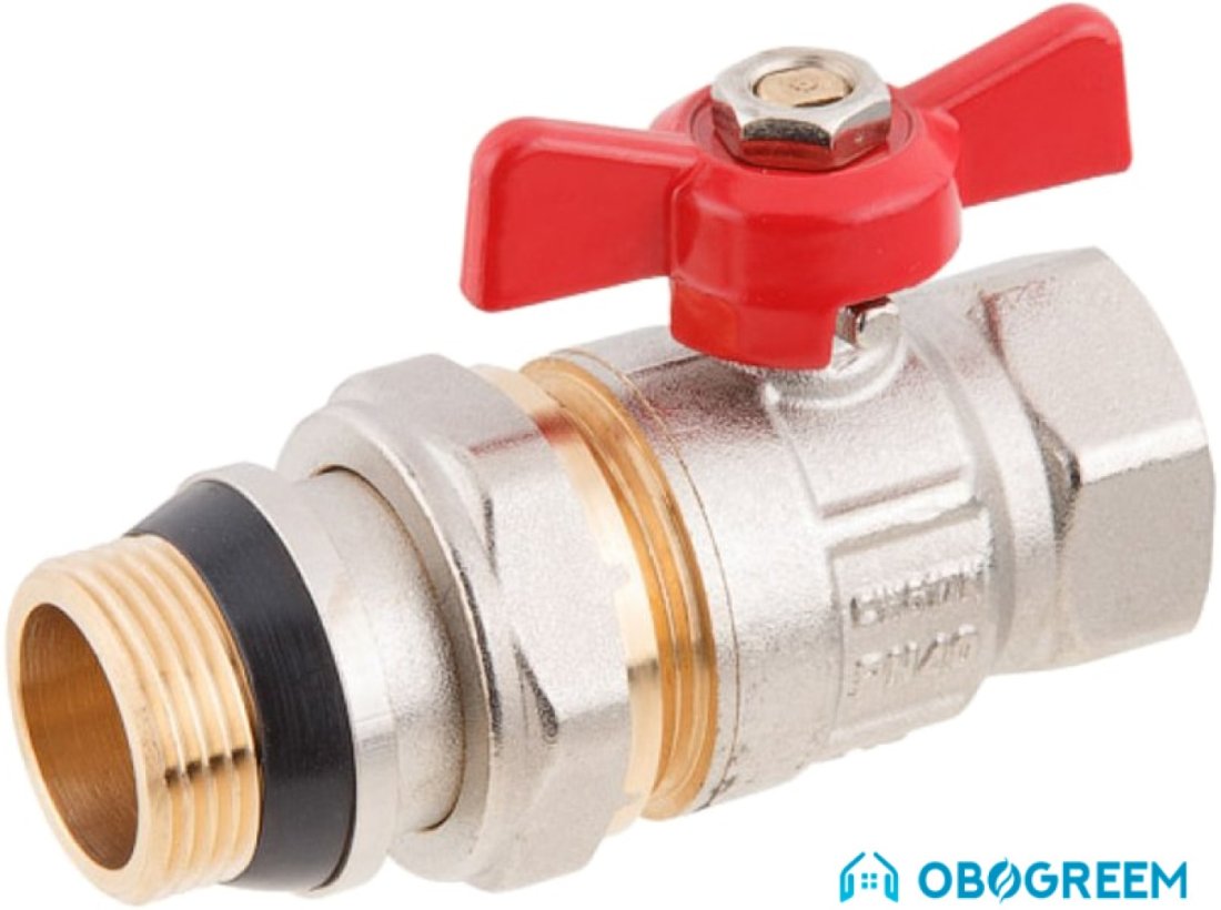 Запорная арматура AV Engineering Шаровой кран бабочка НР-ВН 1/2" AVE095012