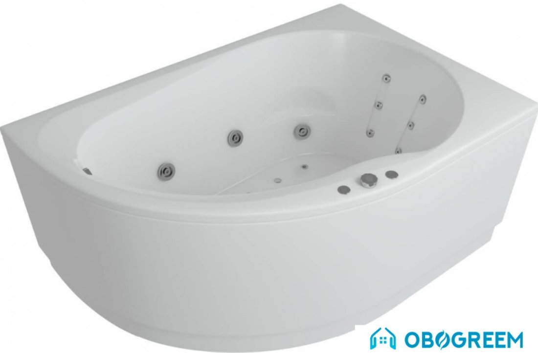 Ванна Aquatek Вирго 150x100R (с экраном и каркасом)