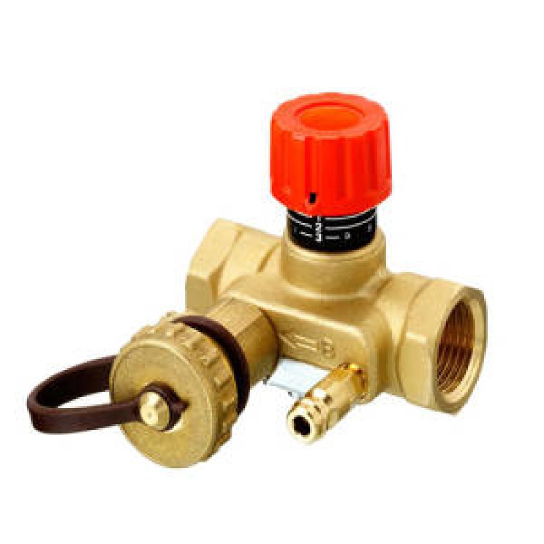 Клапан балансировочный Danfoss MNT - 1"1/2 (ВР/ВР, PN20, Tmax 120°С, c ниппелями и краном)