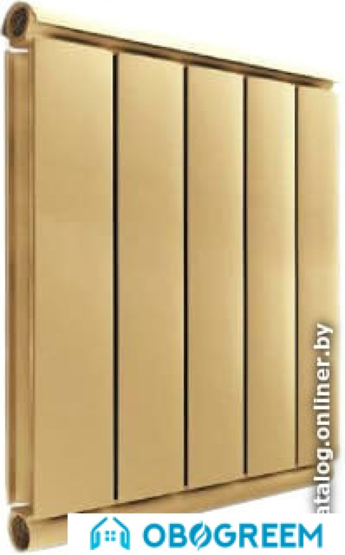 Алюминиевый радиатор Silver S 850 (12 секций, золото муар)