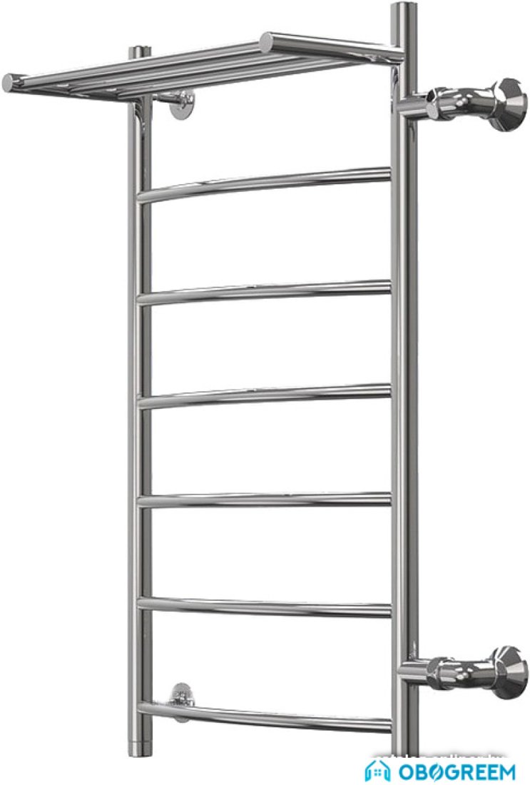 Полотенцесушитель АРГО Классик 2 50x100 Д с полочкой (БП правое)