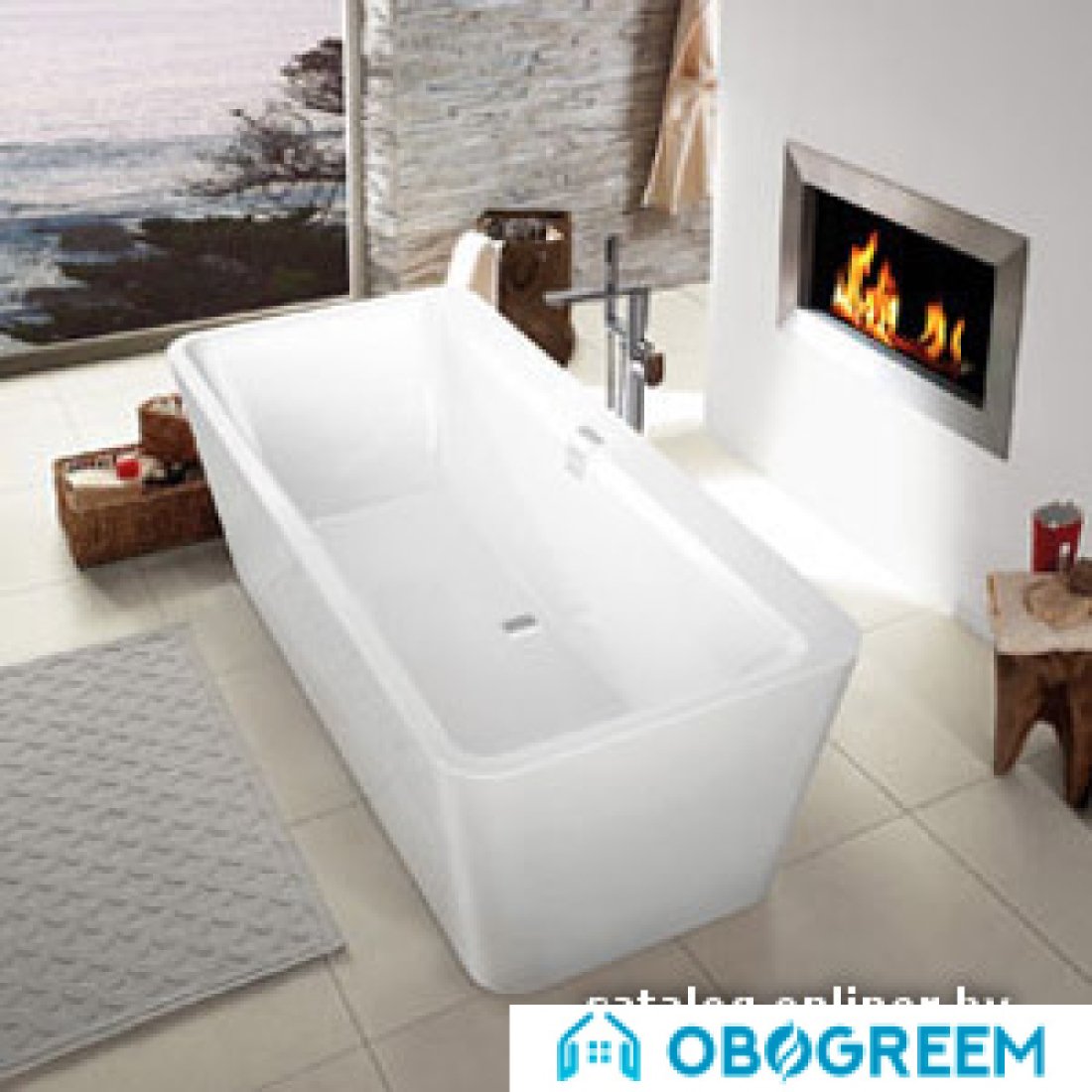 Ванна Villeroy & Boch Squaro Edge 12 (UBQ180SQE2DV) 180x80
