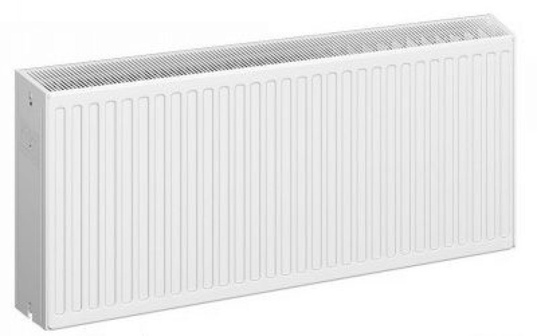 ROMMER 33/400/1000 радиатор стальной панельный боковое подключение Compact (цвет RAL 9016)