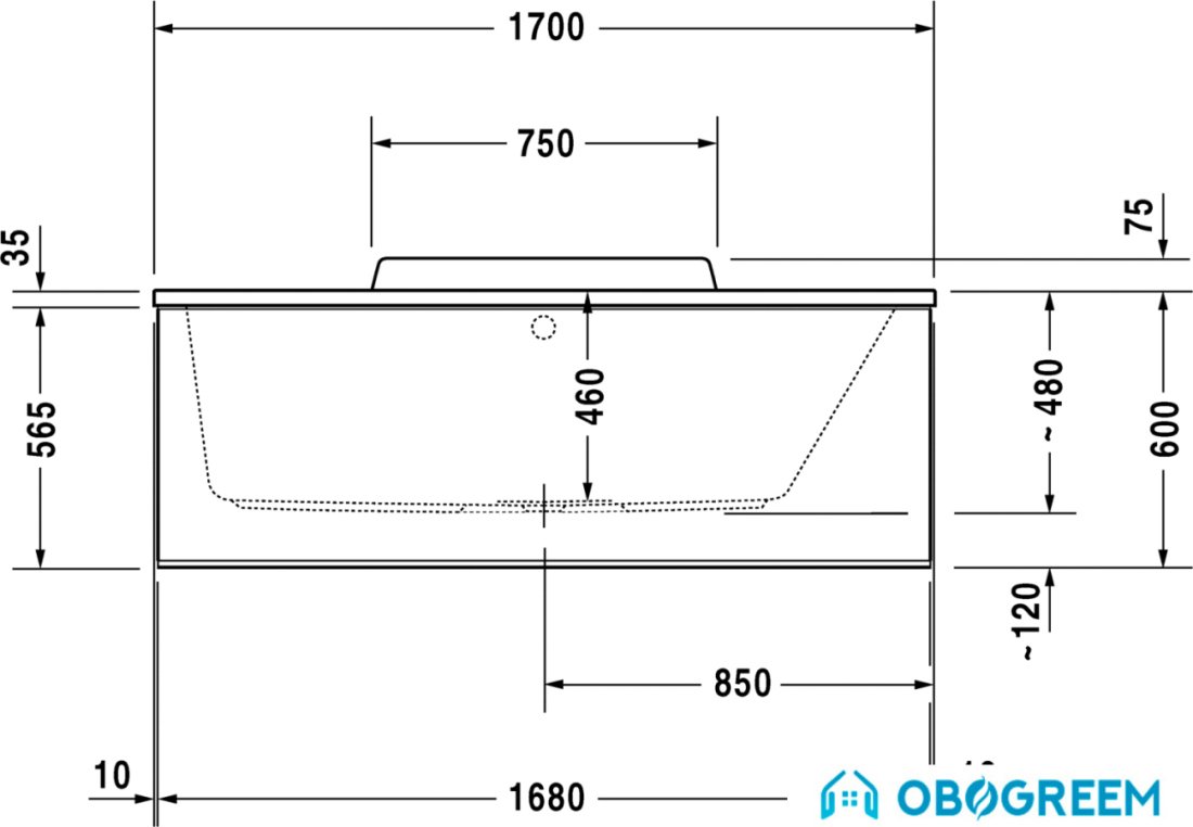 Ванна Duravit DuraStyle 700297000000000
