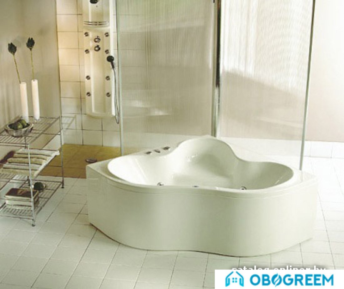 Ванна Poolspa Persja 140x140 Titanium PHSE310STTC0000