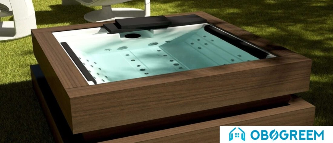 Ванна Aquavia Spa Cube (sand/graphite)