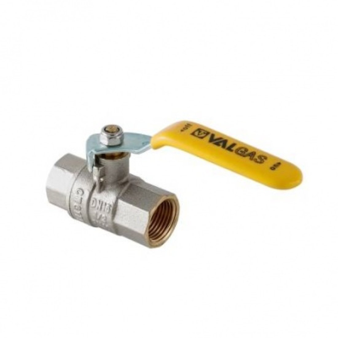 Кран шаровый газовый VALGAS стальная рукоятка 3/4" ВВ VALTEC