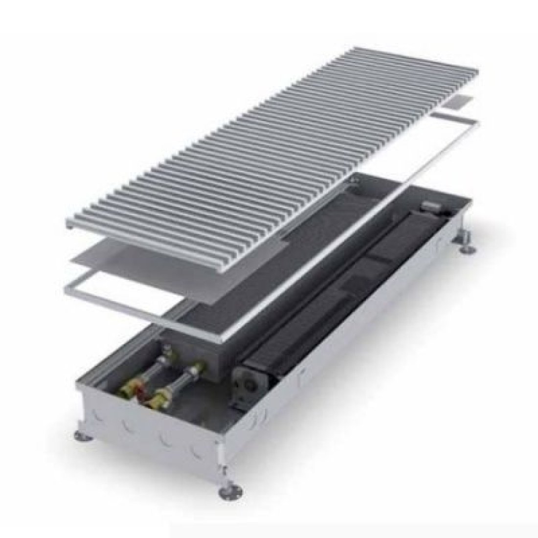 Внутрипольный конвектор с вентилятором COIL-KT110 2250 L