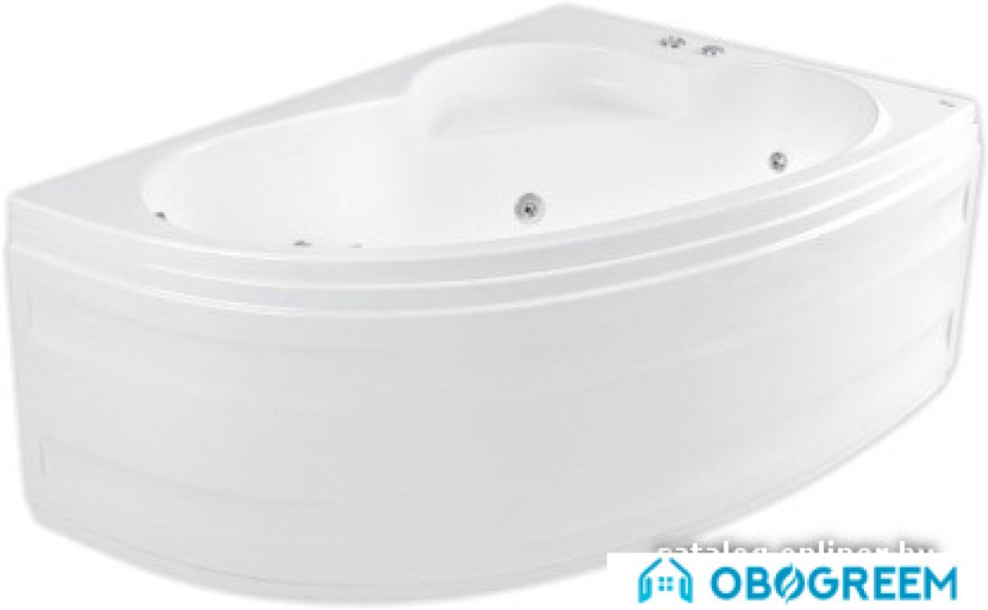 Ванна Poolspa Klio Asym 150x100 L Smart 2+ PHAC210ST2C1960