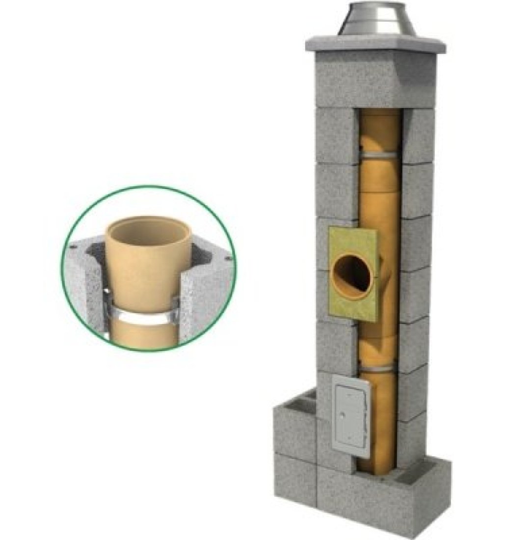 Керамический дымоход KAMEN Uniwersal