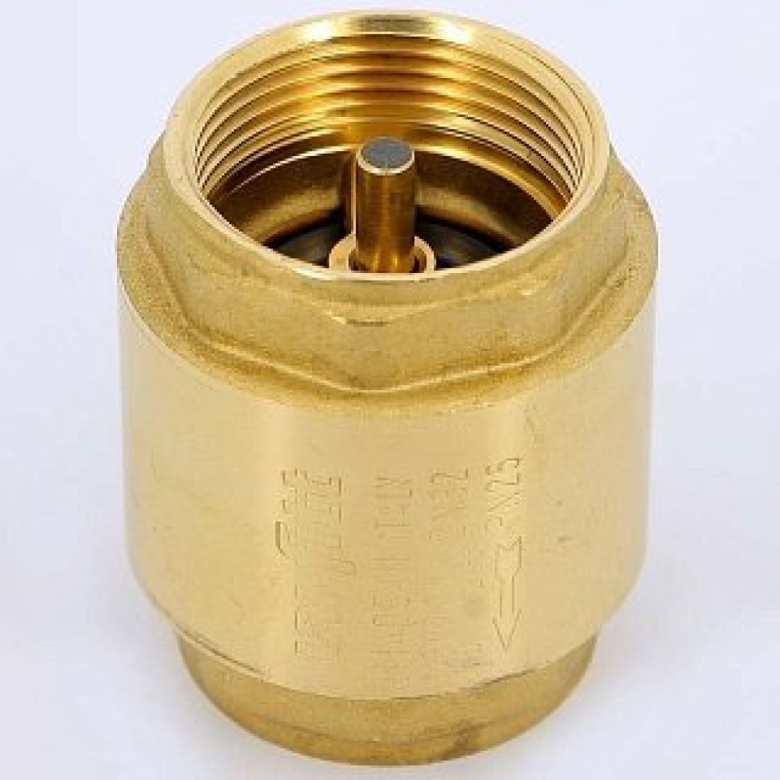 Клапан обратный пружинный (металлический затвор) 1/2"