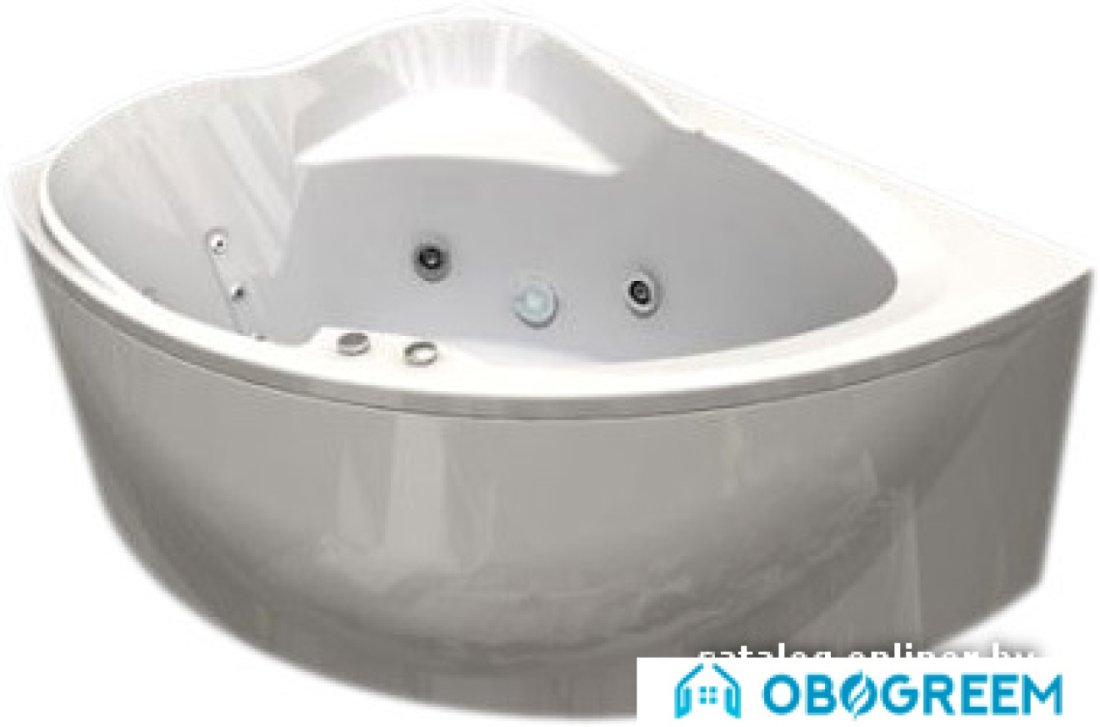 Ванна Aquatek Альтаир 158x120L (с экраном и каркасом)