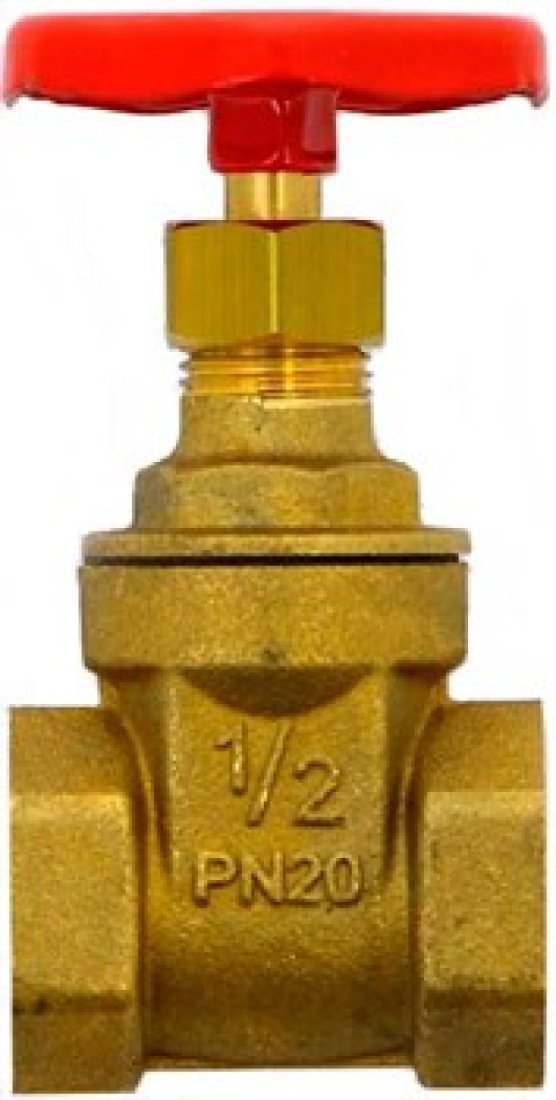Задвижка латунная Uni-Fitt PN20 1/2"