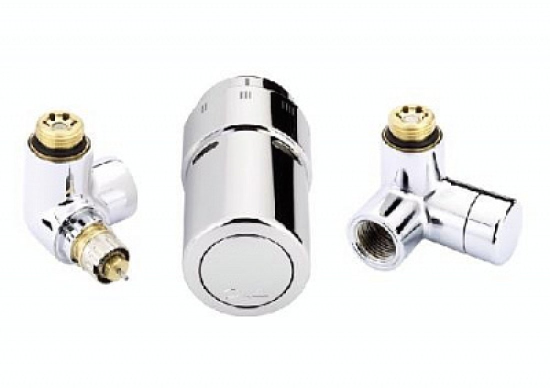 Комплект терморегулятора Danfoss RAX (013G4003) Хромированный, правый