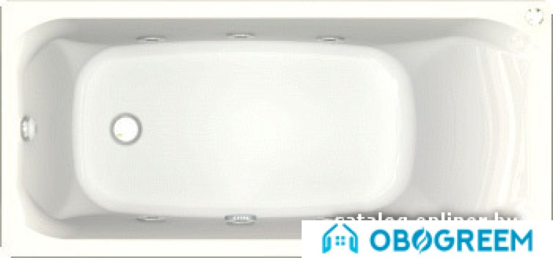 Ванна Aquatek Альфа 140x70 (с экраном)