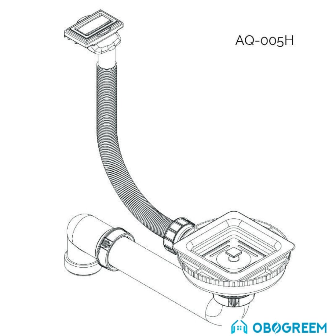 Фитинг Aquasanita Закрывающийся вентиль AQ-005H